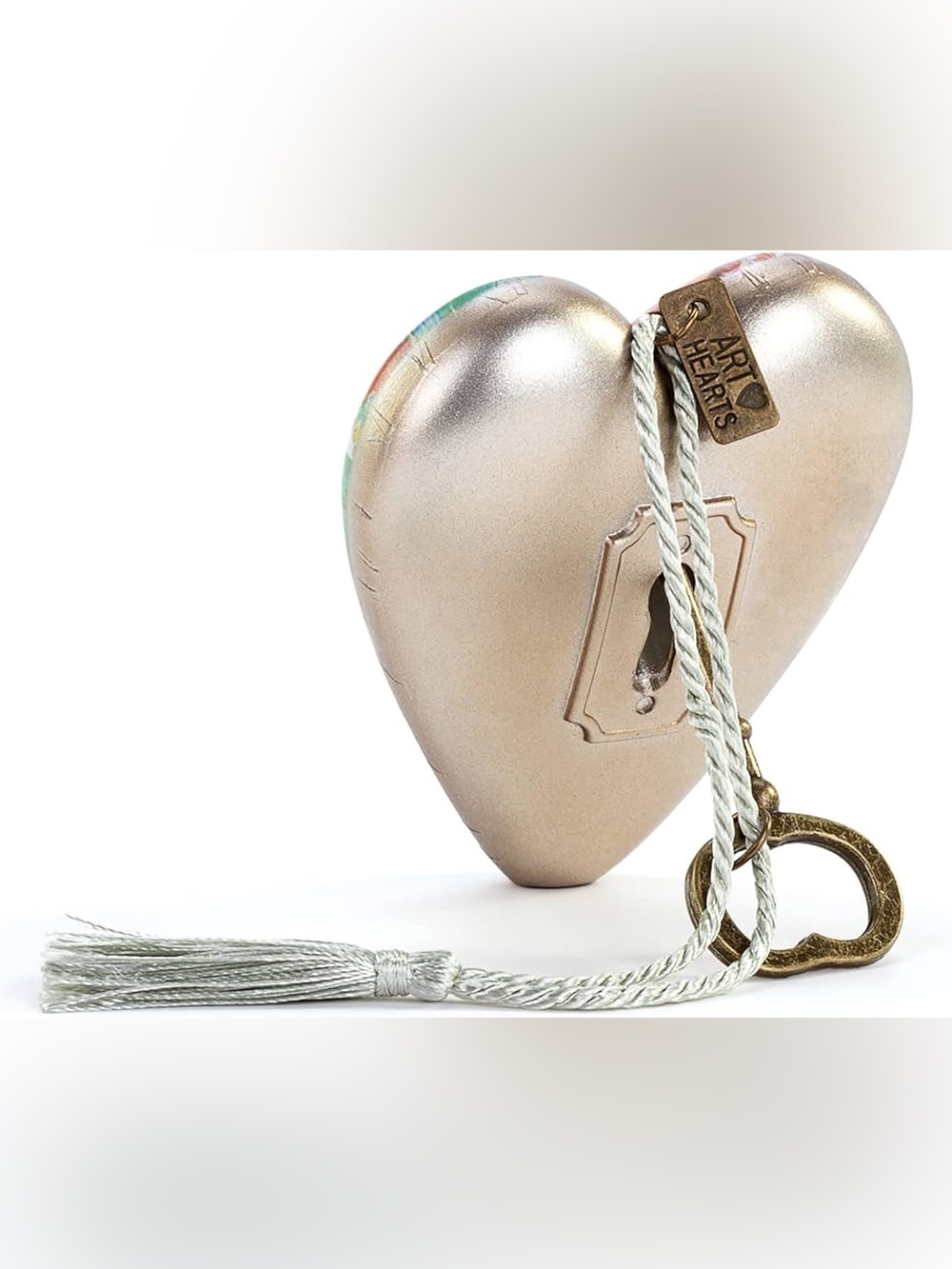 'Oh, The Wonderful Places You'll Go' hanging or sitting Heart w/tassel - Picture 7 of 10